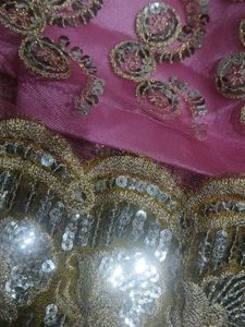 Stunning Pink Embroidered Lehenga Set