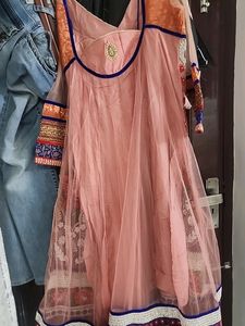 Floor Length Anarkali SUIT With Net Dupatta