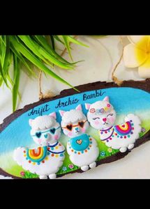 Cute Clay Magnets n  Paper Clips (Set of 3)