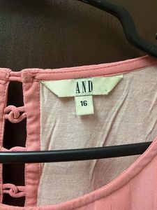 Chic Pink Bell Sleeve Top
