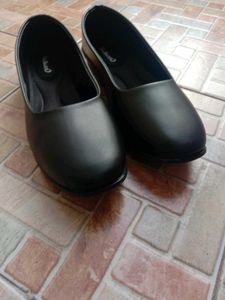 Black Slip-On Shoes
