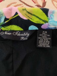 Vibrant Floral Print Blazer
