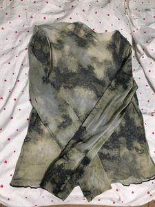 Pinteresty Unique Tie-Dye Long Sleeve Top