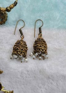 Ethnic Jhumka Hoop Earrings