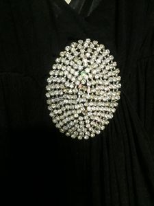 Women black Grown top