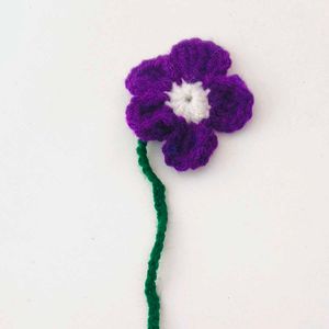 Handmade Crochet Flower Bookmark