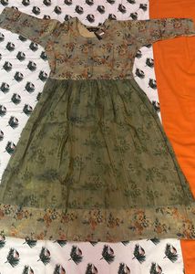 organza umbrella gown -L