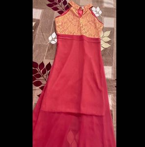 Elegant Lace &amp; Pleated Dress