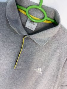 Adidas Grey Polo T-Shirt