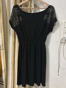 Studded Black dress