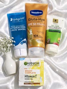Skincare Bundle: Hydrating Face Wash & Vitamin C S