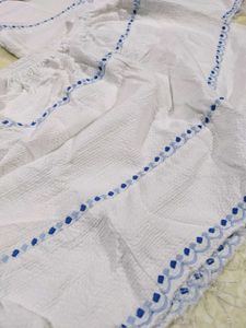 White Cotton Night Suit