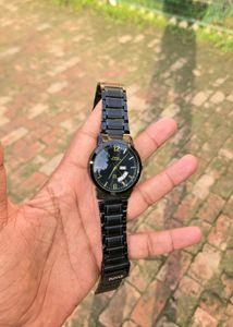 HMT orignal z black metallic watch day date