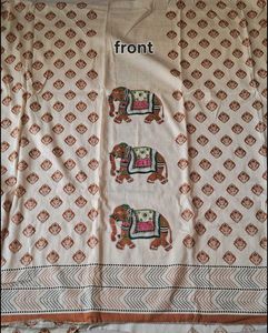 Elephant Print Kurta Set