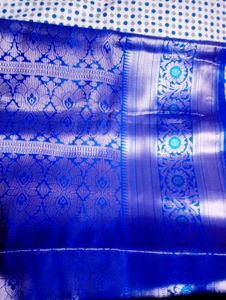 Royal Blue Kanjeevaram Silk Saree