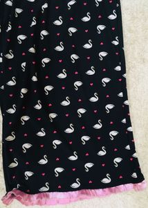Cute Pajama with Swan Print