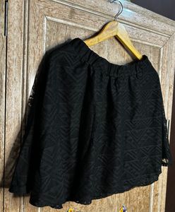 🔥SALE STARTED Black Lace Mini Skirt