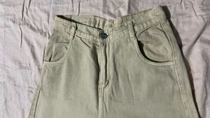 New Khaki Cargo Denim Jeans
