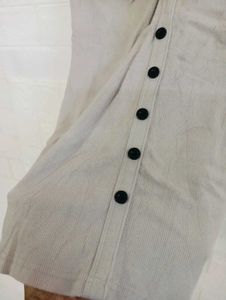 Casual Button-Down Mini Dress