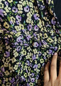Chic Floral Print Mini Dress