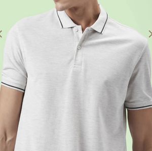 Byford - Oat Melange Regular Polo Fit