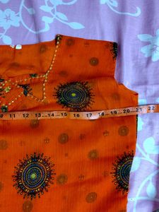 Floral Print Kurta and Palazzo Set