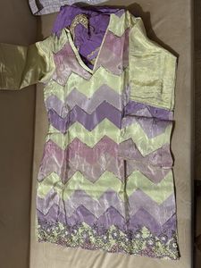 Sharara Suit Purple