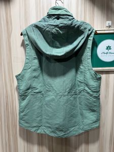 The North Face Teal Utility Hooded Vest