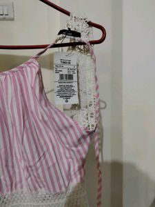 Striped Halter Dress brand new (with price tag)