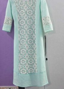 Beautiful sky Blue Chikankari Kurta