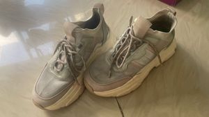 Light Grey Chunky Sneakers