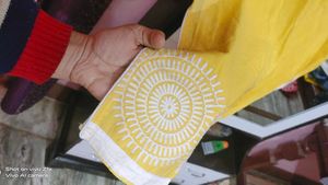 Yellow Embroidered Kurti