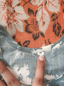 Floral Print Kurta