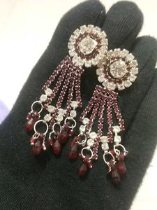 Rhinestone Dangle Earrings