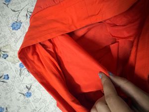 Athleta Orange Trekking jogger with sun protection