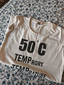 White "50° C T-Shirt and a tank top