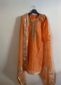 3 piece kurta set beaded work