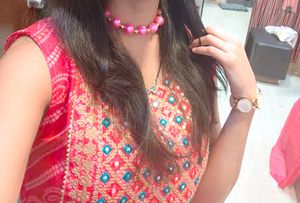 Bhandni Print Nyara Cut Pink Colour