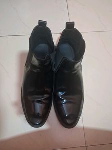 Men's Black Italian Chelsea Boots