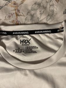 HRX White Printed T-Shirt