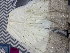 beautiful white 🤍 sitara suit