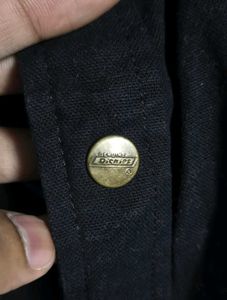 Dickies Black Hooded Jacket/ Rare outdoor brand