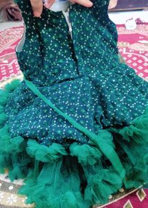 Green Party Dress