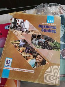 Class 10th NIOS Secondary Course Business Studies