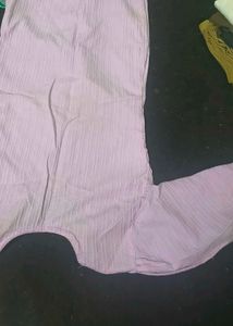 Elegant Lavender Striped Kurta