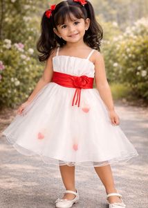 Imported White Party Dress