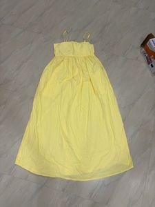 Bright Yellow Long Sundress