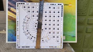 royal color lippan/ mirror art work