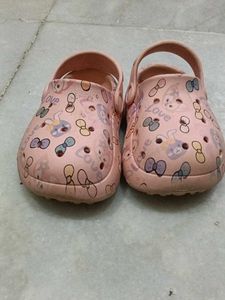 Cute Pink Kids Clogs