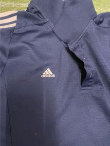 Adidas Navy Blue Polo T-Shirt